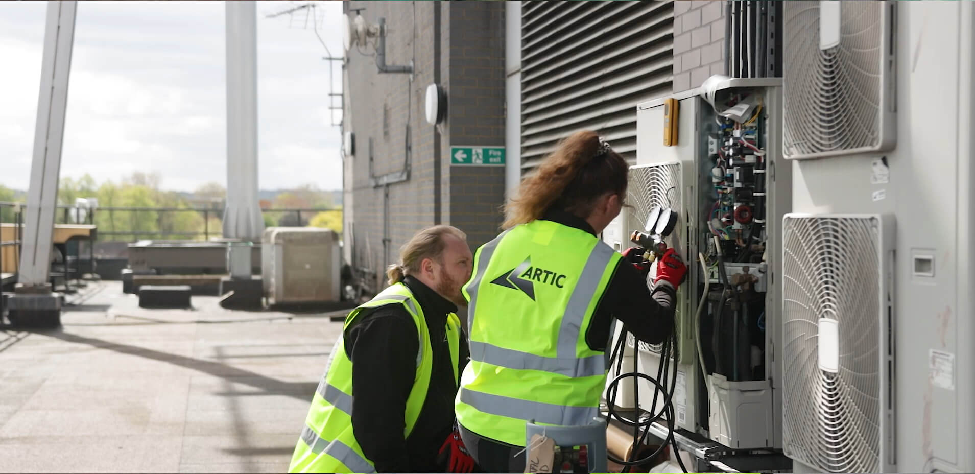 Apprentice on site in London